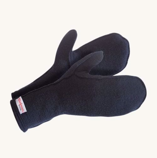 Woolpower Mittens 400 gr thin BLACK