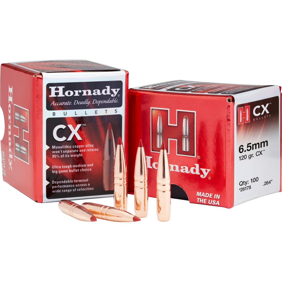 Hornady CX Bullets 30 CAL .308 150 GR CX