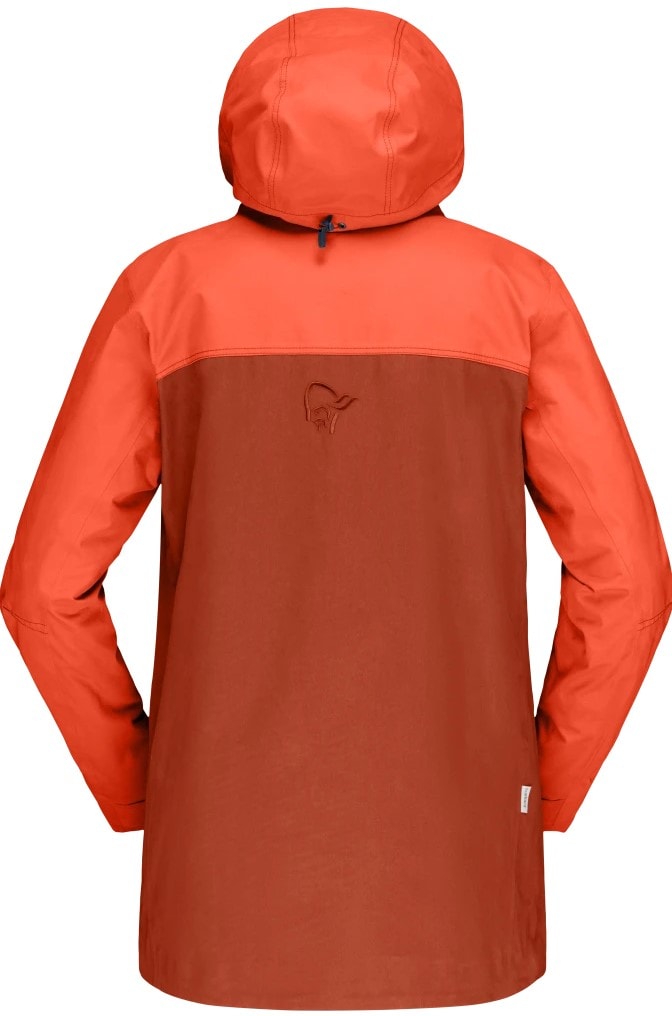 Norrøna svalbard cotton Jacket (W) Orange Alert/Rooibos Tea Utgått