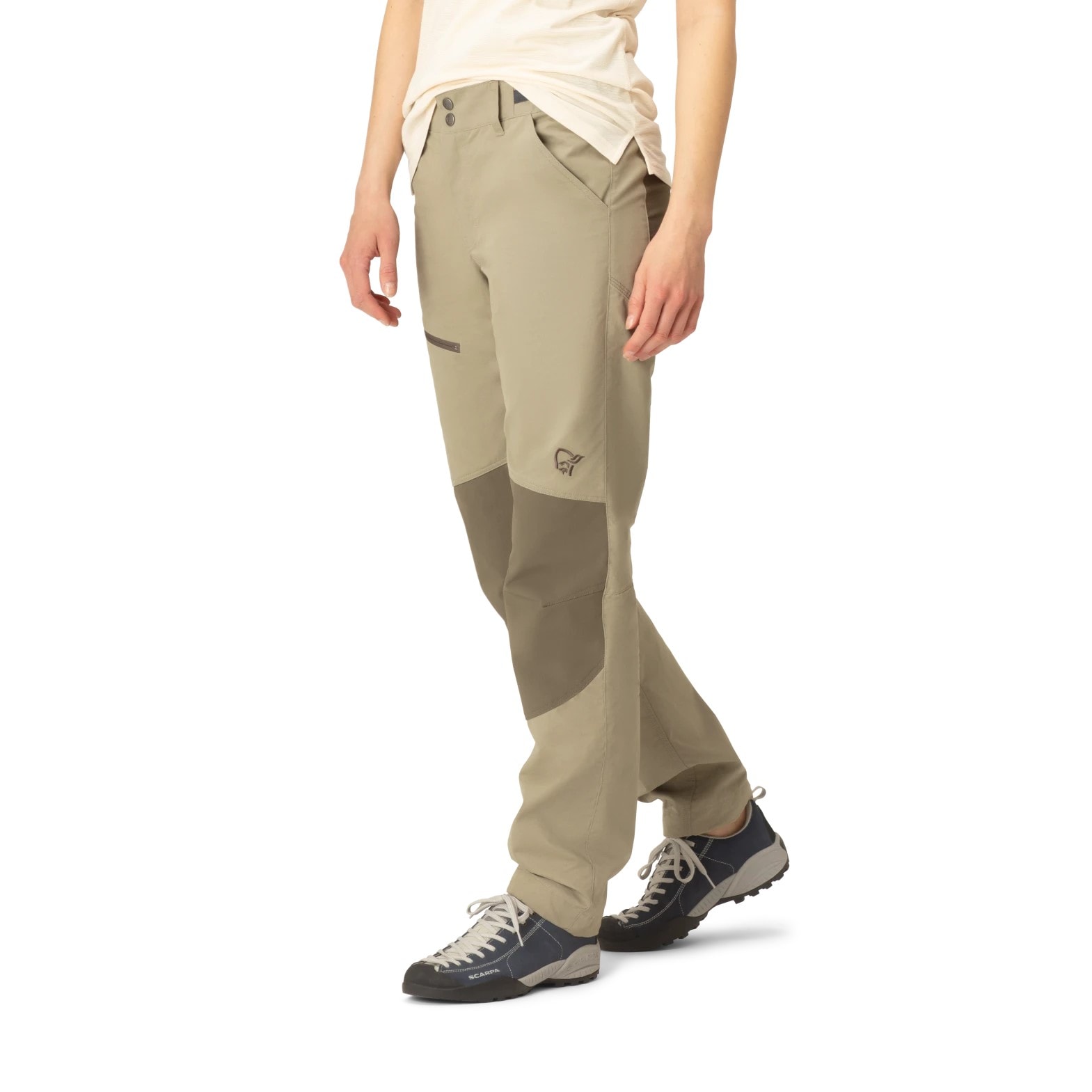 Norrøna svalbard mid cotton Pants (W) Sandstone Utgått