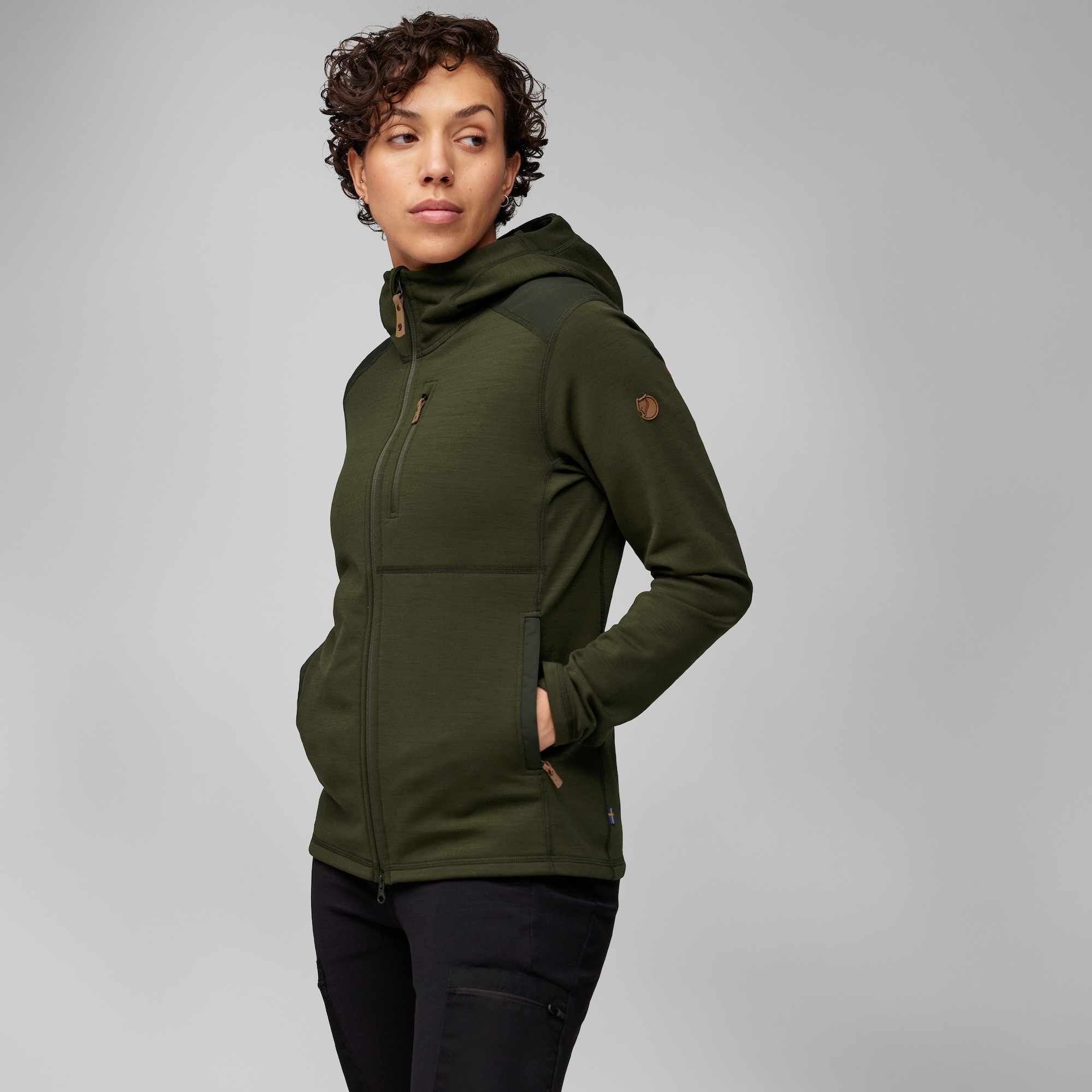 Fjällräven Keb Fleece Hoodie W Black