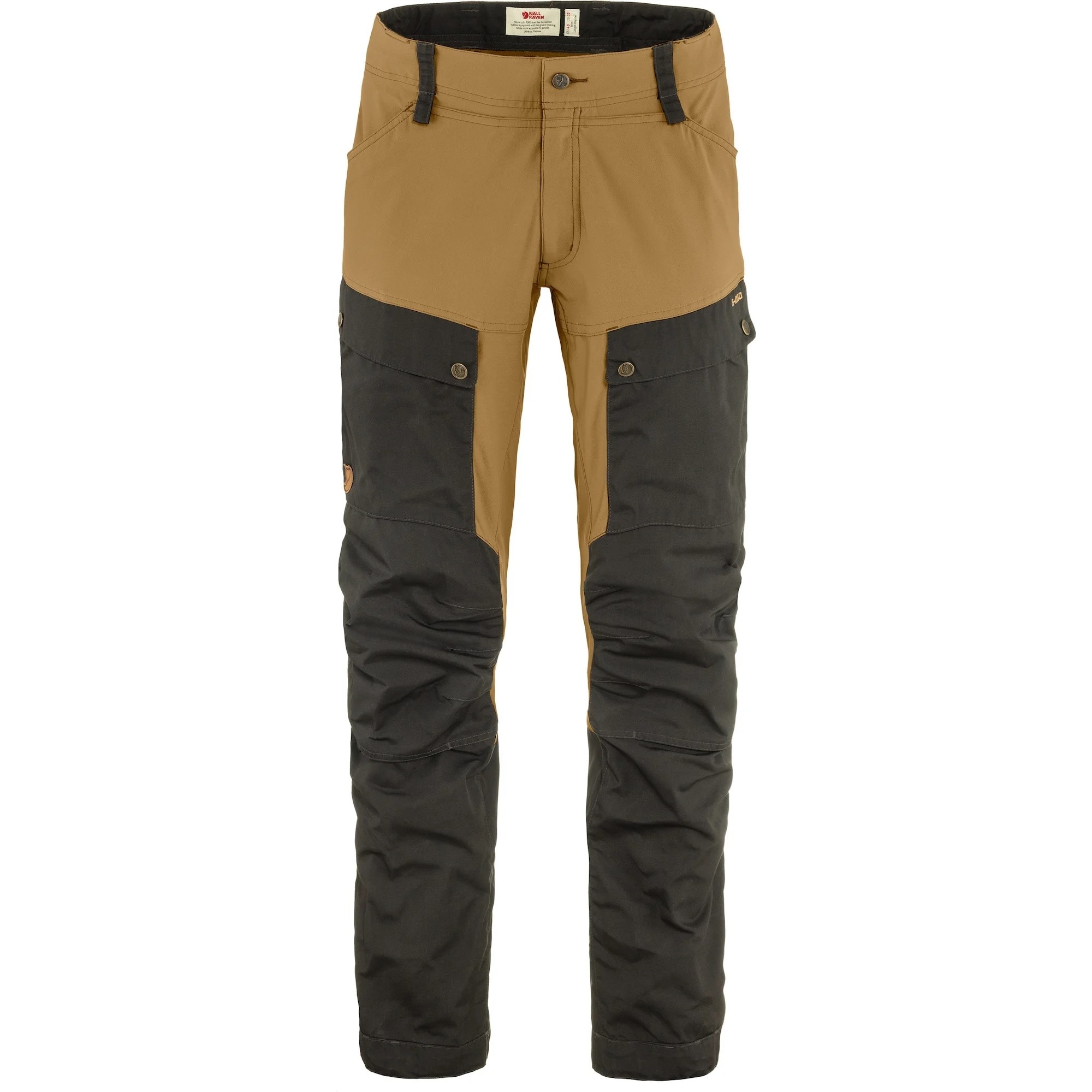 Fjällräven Keb Trousers Regular M Dark Grey - Buckwheat Brown