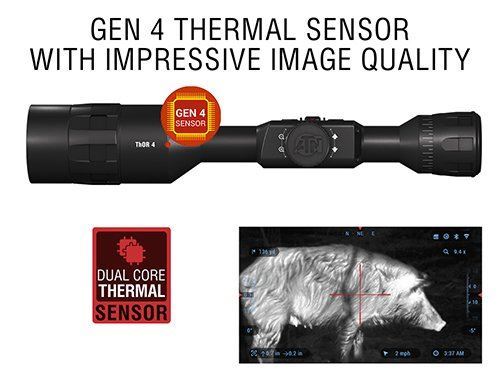 ATN Mars 4-4,5-18x, 384x288 , Termisk Rifle kikkert