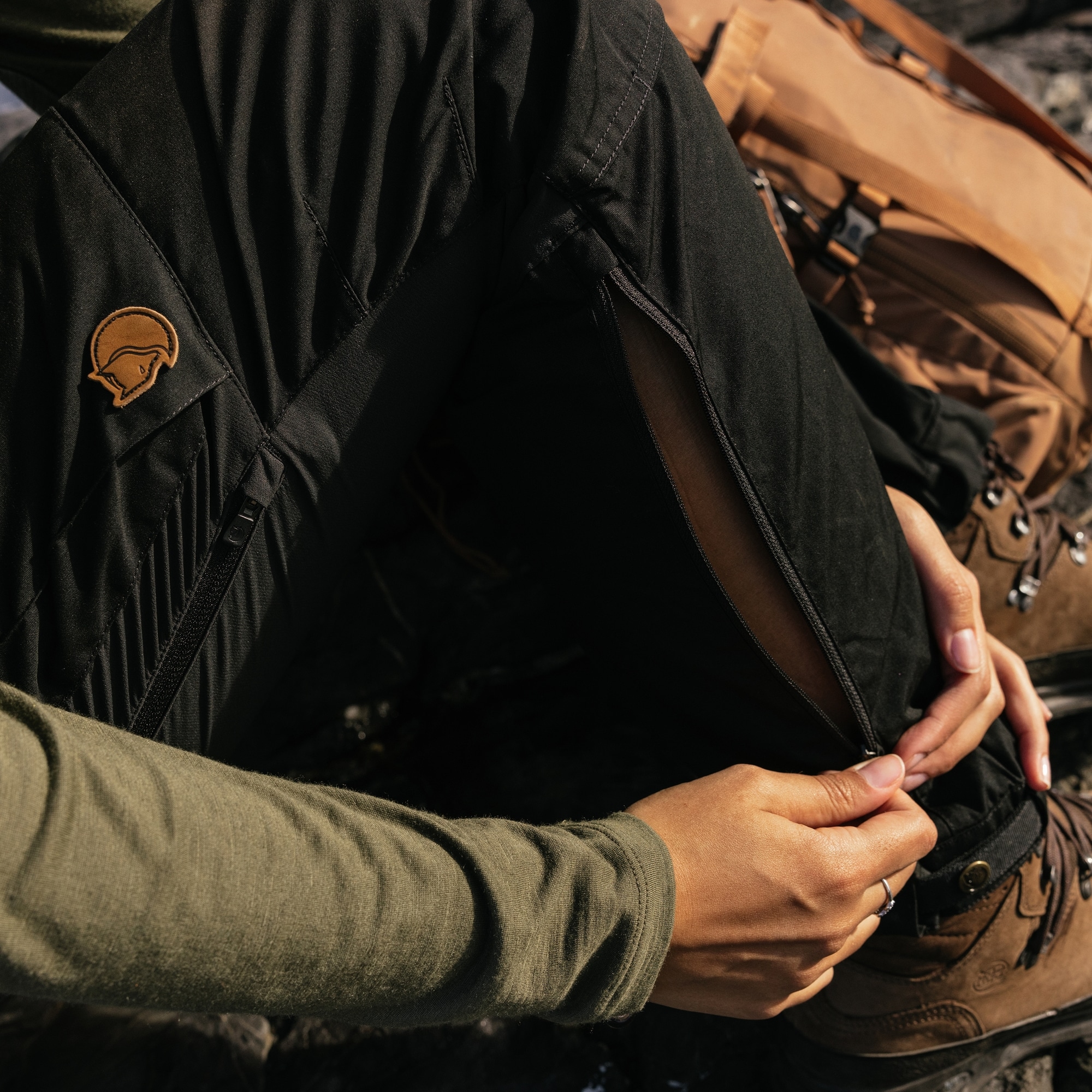 Fjällräven Keb Trousers Curved W Regular Basalt