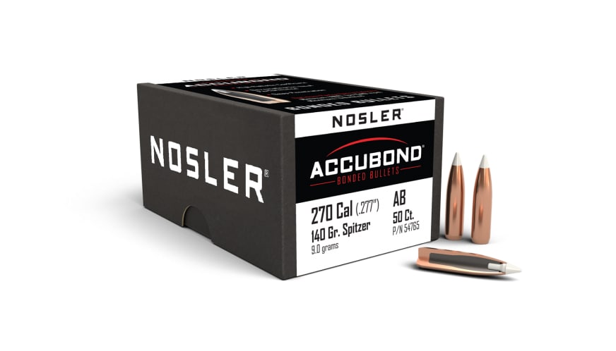 Nosler Accubond Kuler 270 9,0 g / 140 gr