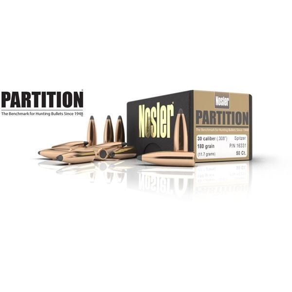 Nosler Partition Kuler 30 10,7g/165 gr