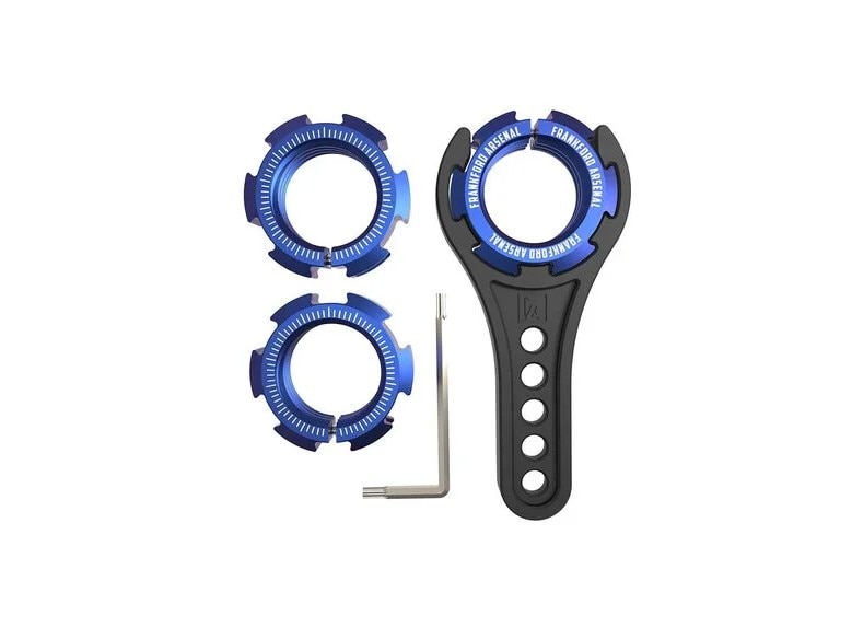 Frankford Dielocker Die Lock Rings w/ Wrench 3Pk