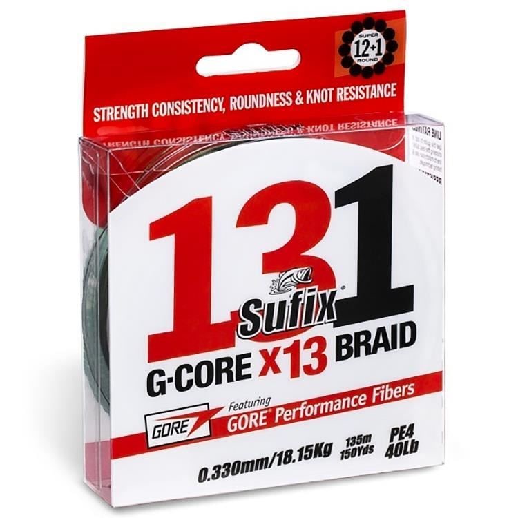 Sufix 131 G-CORE X13 BRAID 150M 0,18MM GR