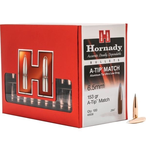 Hornady A-Tip Match Bullets 6,5 Mm 264 153 Grs