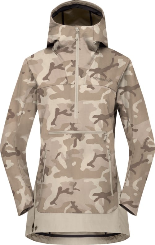 Norrøna Femund cotton Anorak (W) Camo Beige Utgått