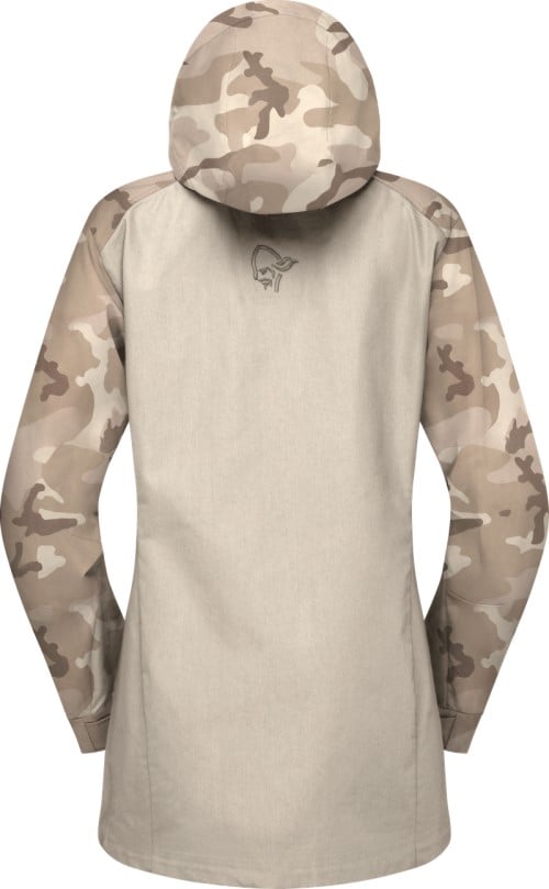 Norrøna Femund cotton Anorak (W) Camo Beige Utgått