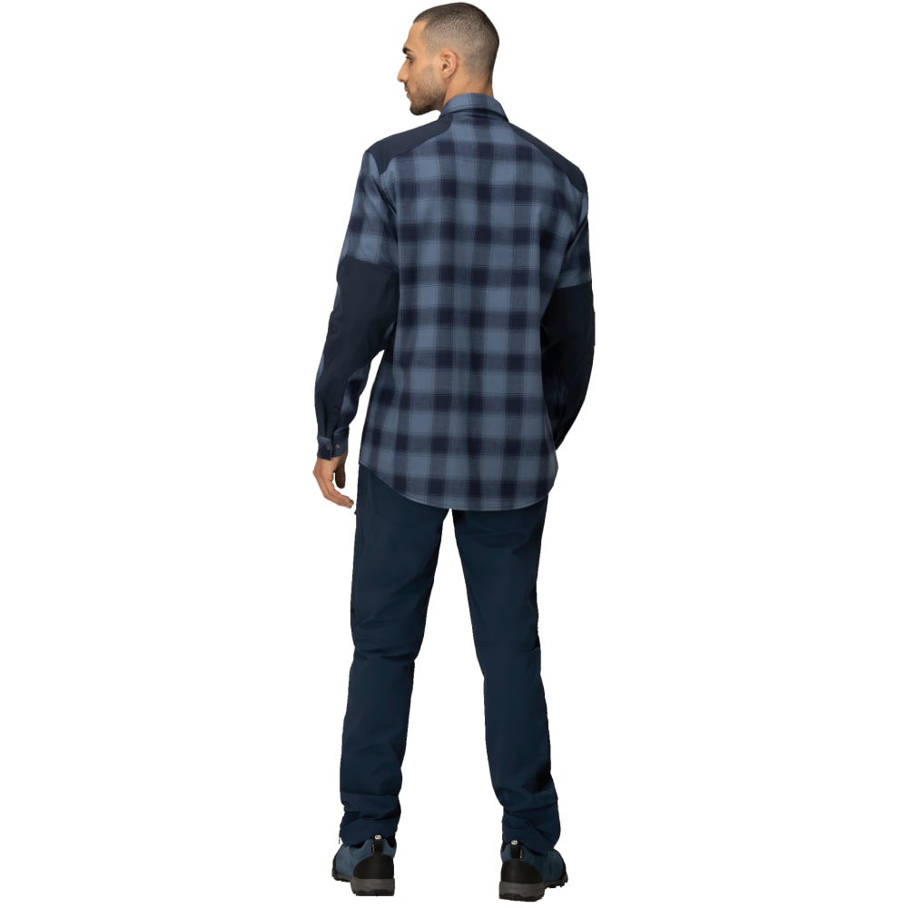 Norrøna femund flannel Shirt (M) Navy Blazer