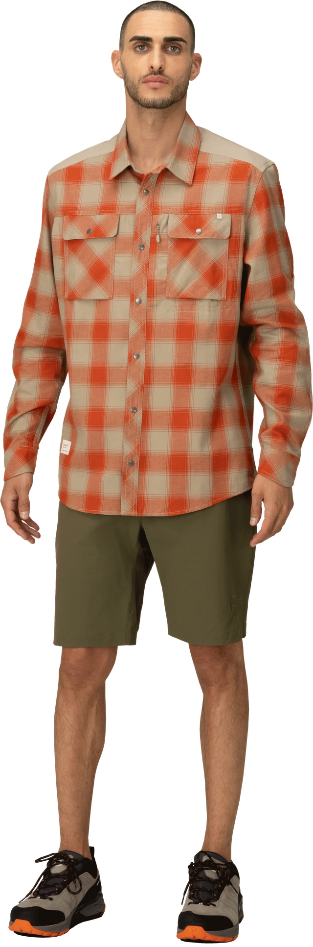 Norrøna femund flannel Shirt (M) Pureed Pumpkin