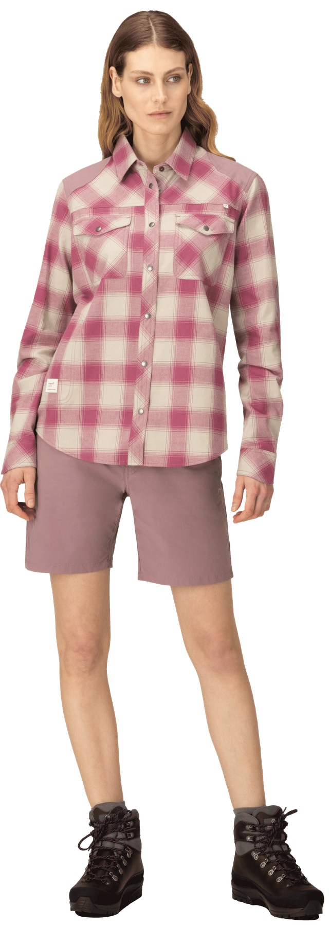 Norrøna Femund flannel Shirt (W) Grape Shake