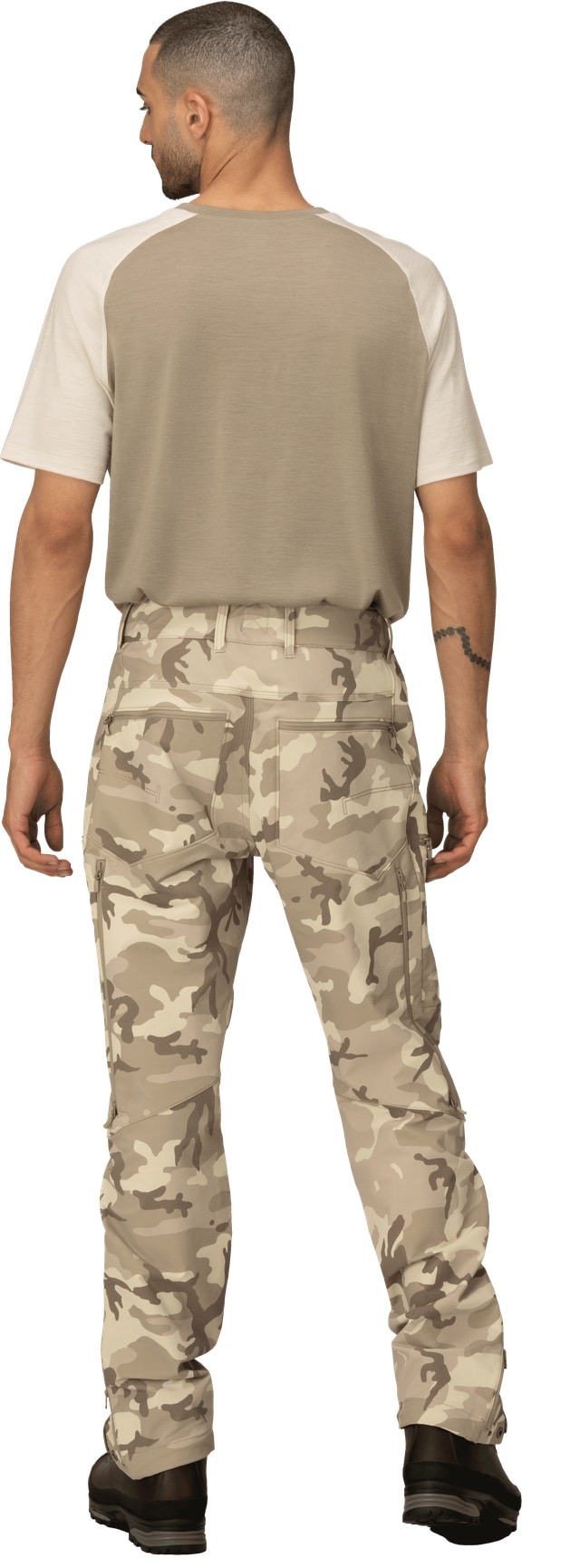 Norrøna Femund Flex1 Pants (M) Camo Beige