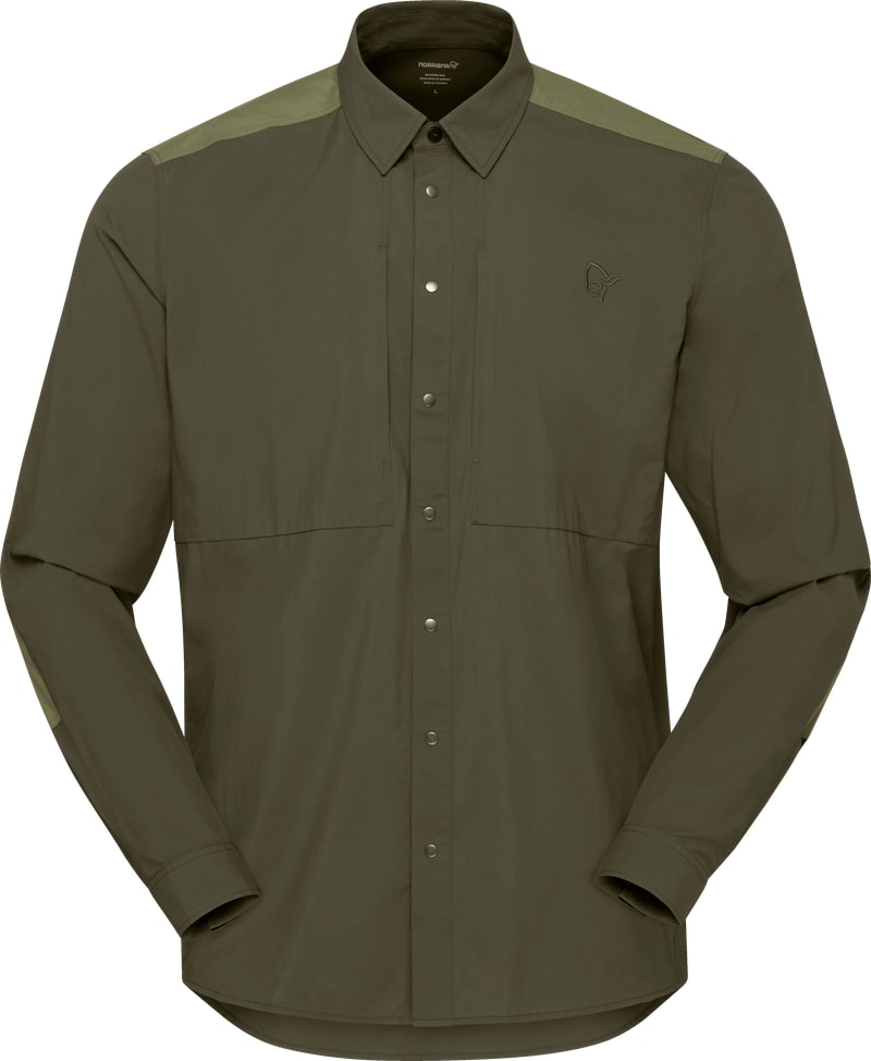 Norrøna femund Light Shirt (M) Olive Night