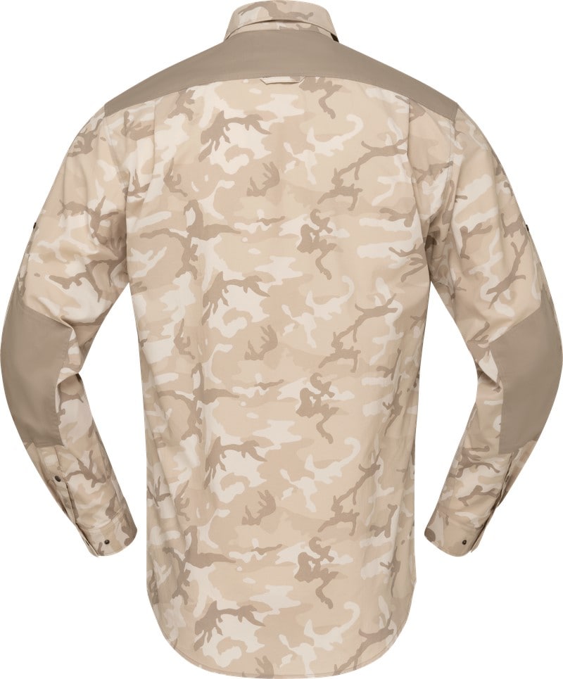 Norrøna femund Light Shirt (M) Camo Beige Utgått