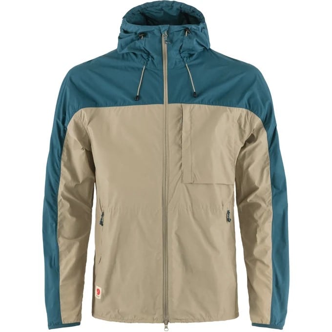 Fjällräven High Coast Wind Jacket M Fossil - Deep Sea