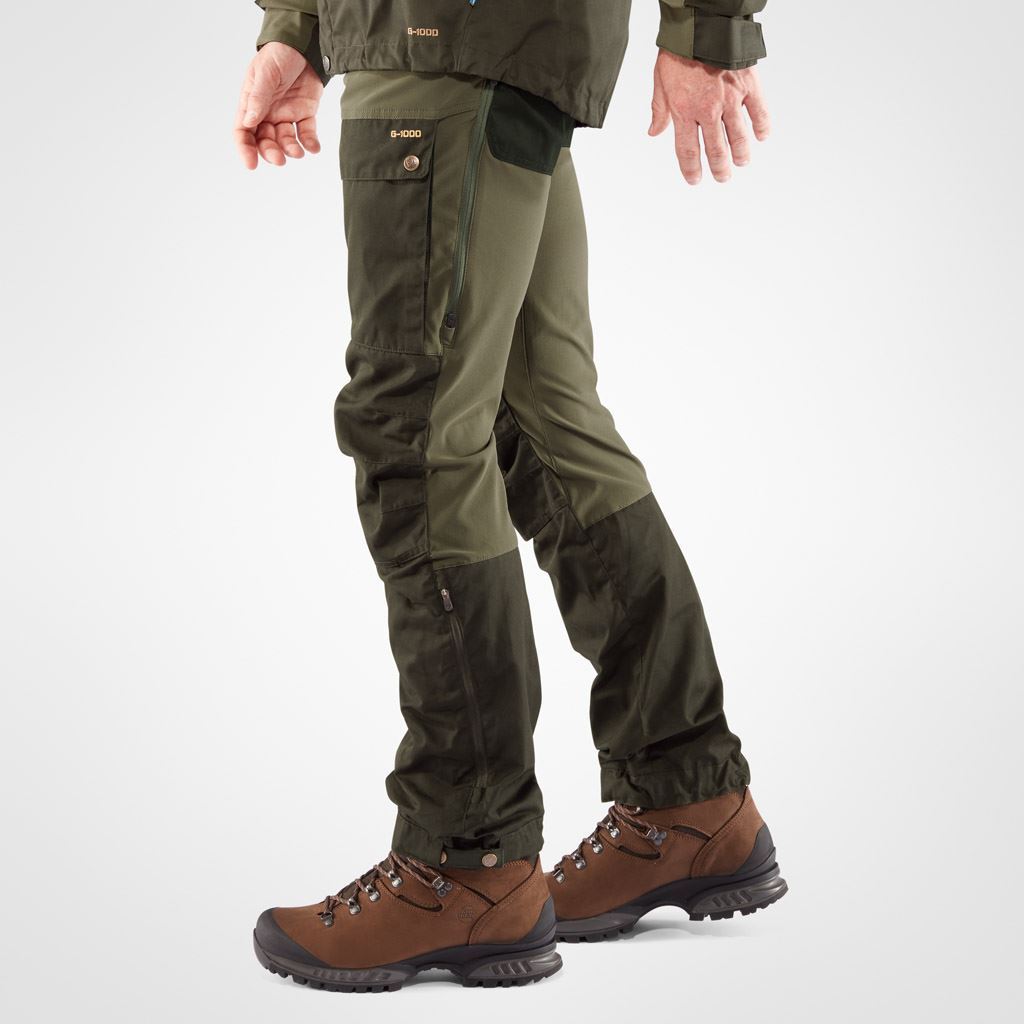 Fjällräven Keb Trousers M Long Deep Forest / Laurel Green