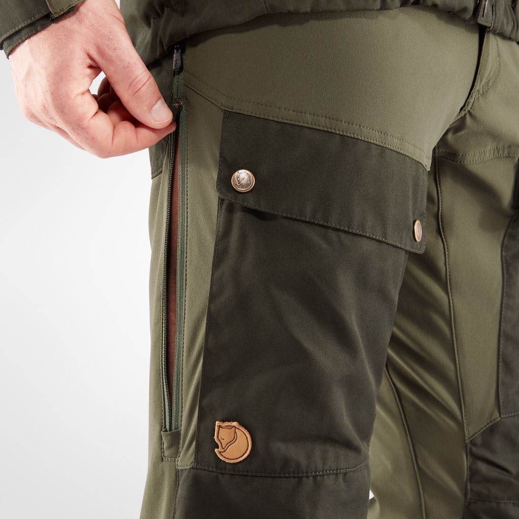 Fjällräven Keb Trousers M Long Deep Forest / Laurel Green