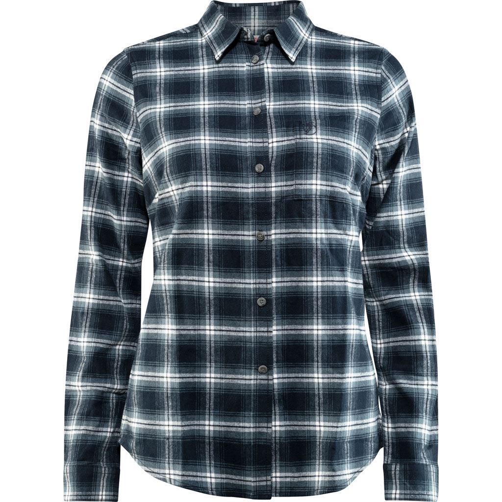 Fjällräven Övik Flannel Shirt W Dark Navy