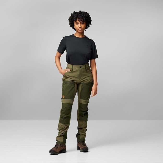 Fjällräven Keb Agile Trousers W Laurel Green - Deep Forest