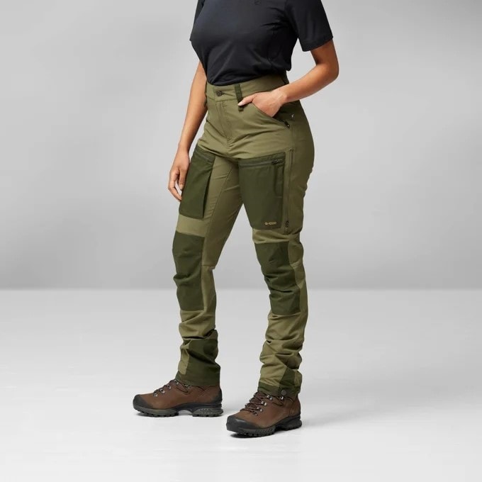 Fjällräven Keb Agile Trousers W Laurel Green - Deep Forest