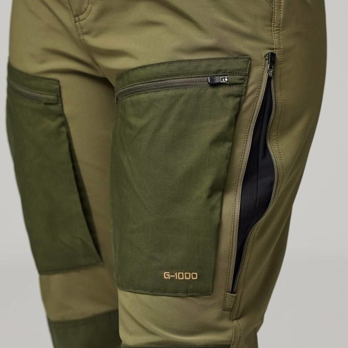 Fjällräven Keb Agile Trousers W Laurel Green - Deep Forest