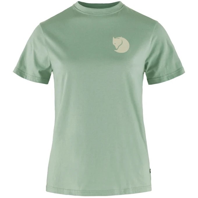 Fjällräven Fox Boxy Logo Tee W Misty Green