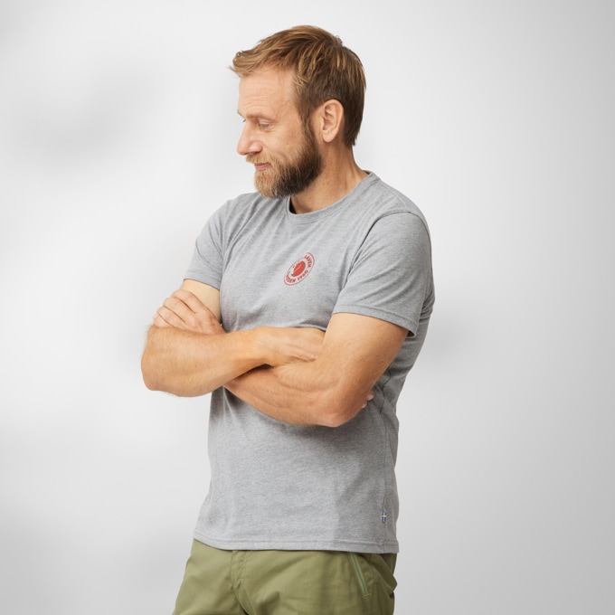 Fjällräven Logo T-shirt M Grey Melange