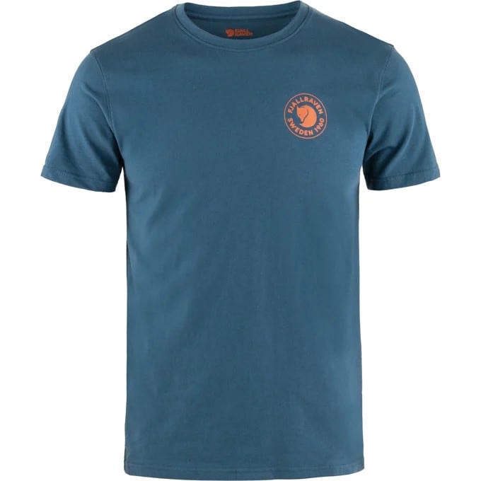 Fjällräven Logo T-shirt M Indigo Blue