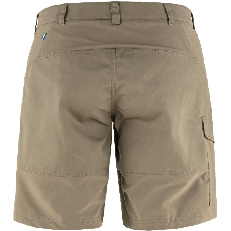 Fjällräven Nikka Shorts Curved W Suede Brown