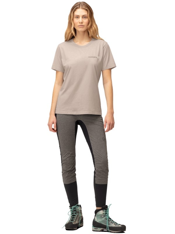 Norrøna /29 cotton Duotone T-Shirt (W) Pure Cashmere Utgått