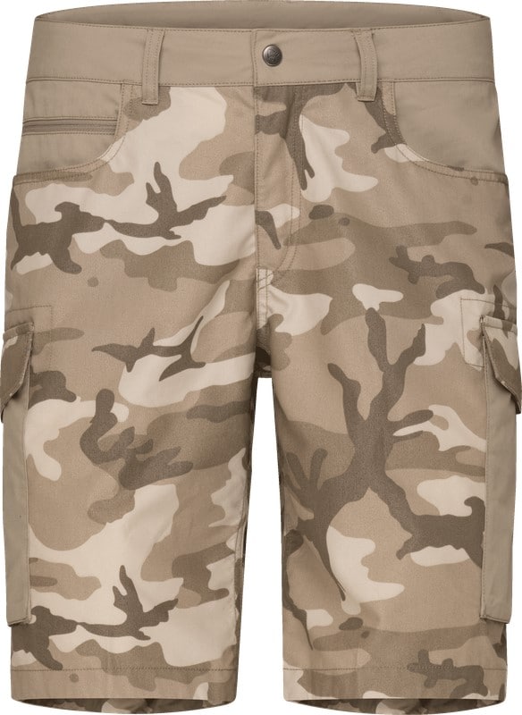 Norrøna Femund Cotton Cargo Shorts (M) Camo Beige Utgått