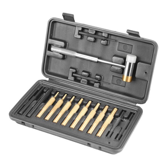 Wheeler Hammer and Punch Set, Plastic Case