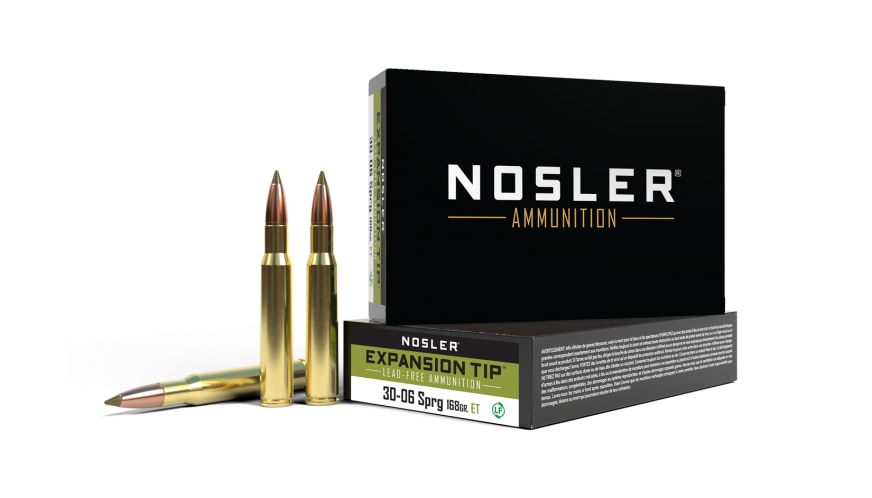 Nosler Expansion Tip Blyfri 30-06 Sprg 168gr SP Ammunisjon