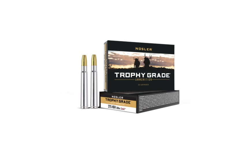 Nosler Safari Ammunition 375 H&H 300gr SD Ammunisjon