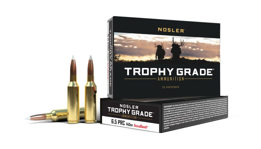 Nosler Trophy Grade AccuBond Ammunition 6,5 PRC 140gr AB SP Ammunisjon