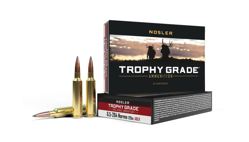 Nosler Trophy Grade AccuBond (Long Range) Ammunition 6,5-284 129gr ABLR Ammunisjon