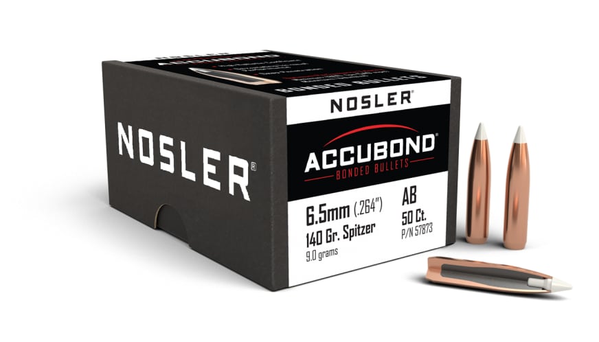 Nosler Accubond Kuler 6,5 mm 9,0 g / 140 gr