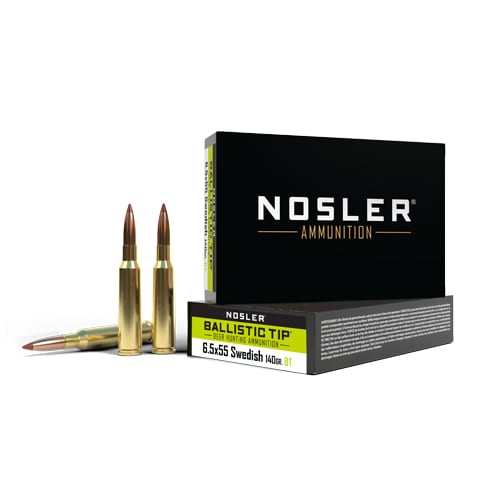 Nosler Ballistic Tip 6,5x55 140gr SP Ammunisjon