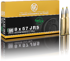 Rws 8X57 Js Evo Green 9,0G 139Gr 20pk