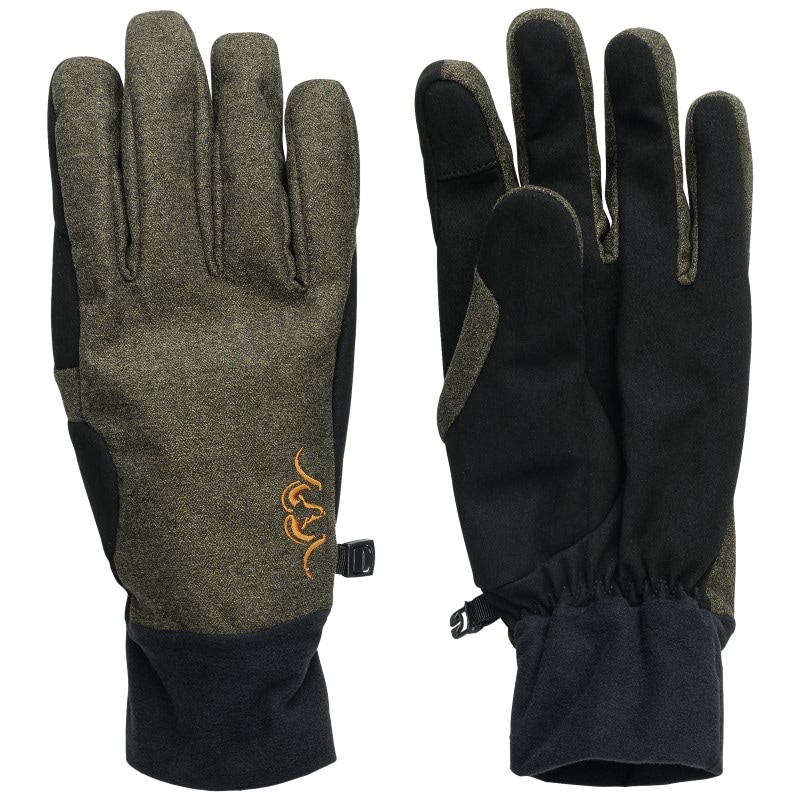 Blaser Vintage Gloves Olive Melange Black