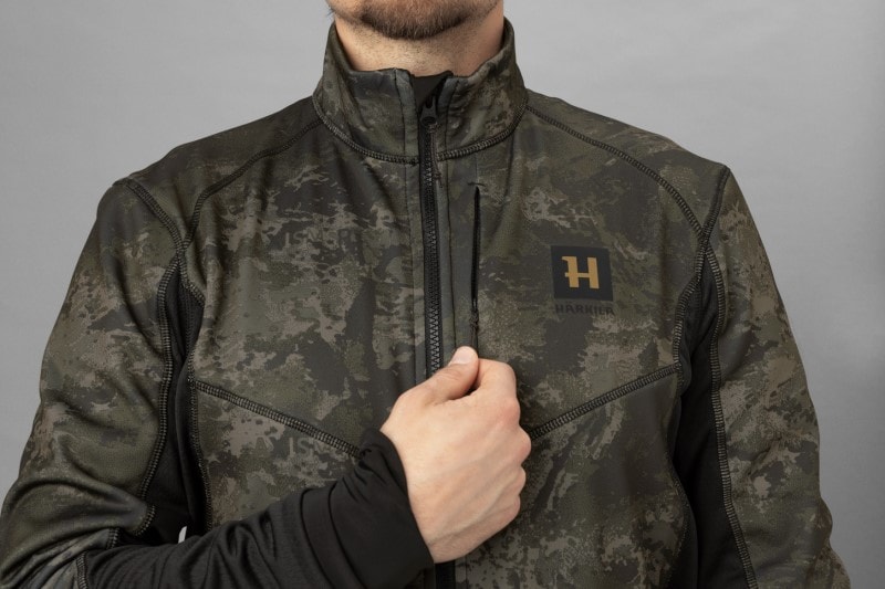 Härkila Noctyx Camo Fleece Jacket AXIS MSP Black/Black