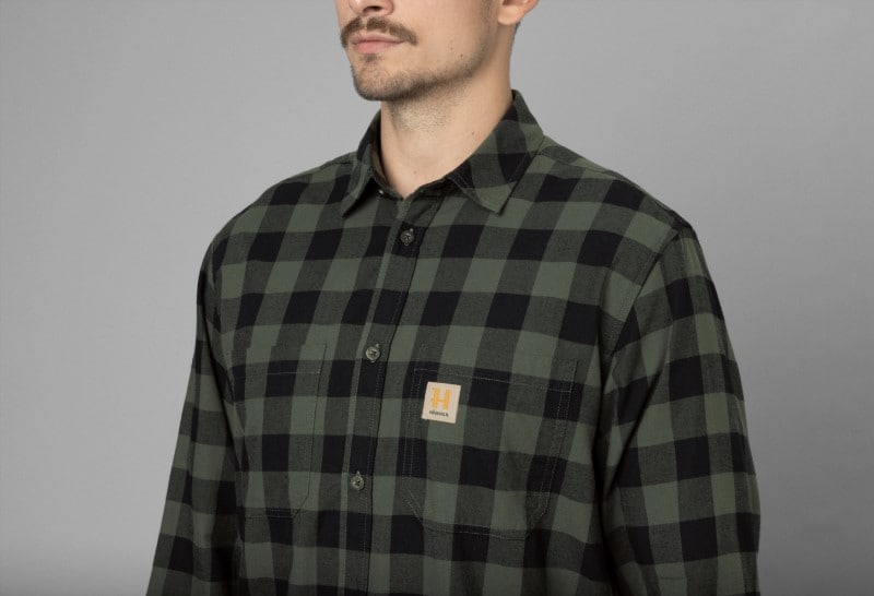 Härkila Scandinavian L/S Shirt Green Check