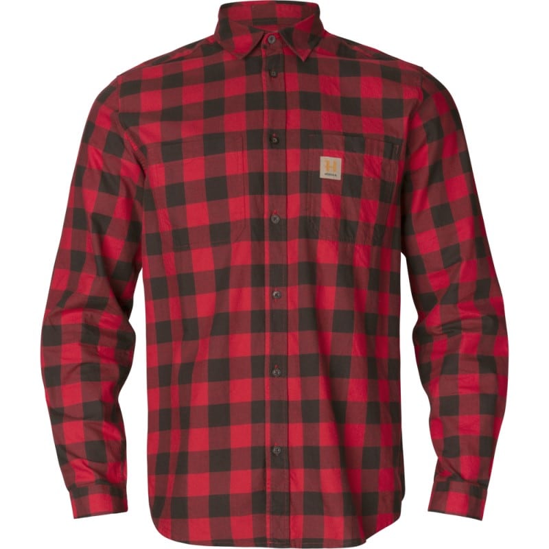 Härkila Scandinavian L/S Shirt Red Check