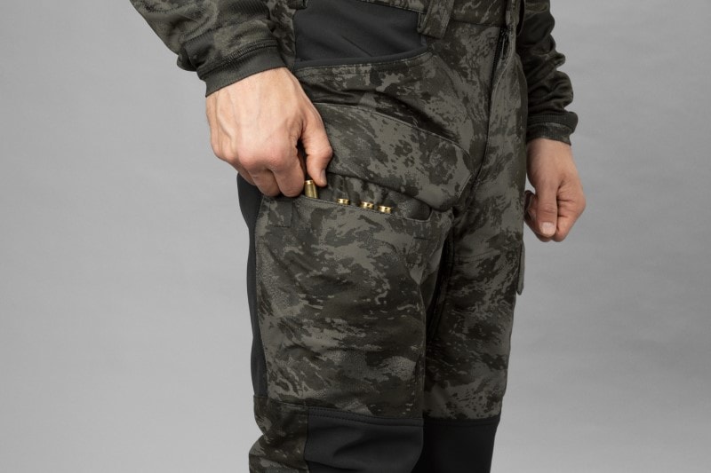 Härkila Noctyx Camo Silent Trousers AXIS MSP Black/Black