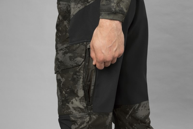 Härkila Noctyx Camo Silent Trousers AXIS MSP Black/Black