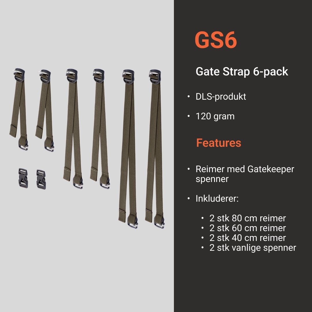 Vorn GS6-Gate Strap 6-pack