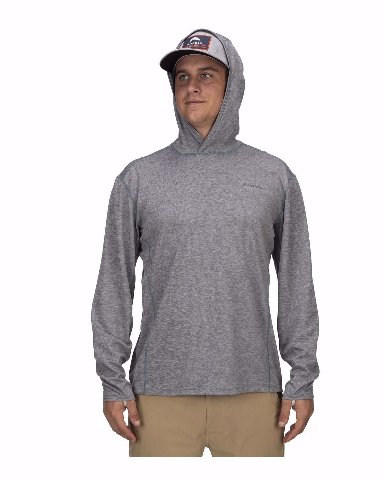 Simms BugStopper Hoody Steel Heather